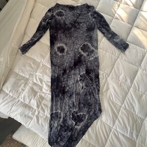 Tysa long sleeve dress with slit